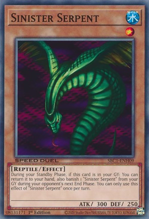 Sinister Serpent [SBC1-ENH09] Common | Mega City Incorporated