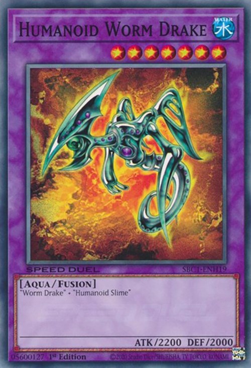 Humanoid Worm Drake [SBC1-ENH19] Common | Mega City Incorporated