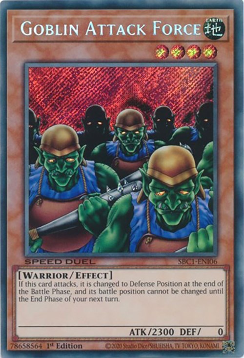 Goblin Attack Force [SBC1-ENI06] Secret Rare | Mega City Incorporated