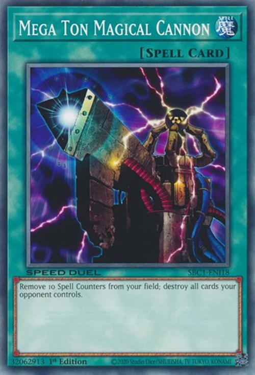 Mega Ton Magical Cannon [SBC1-ENI18] Common | Mega City Incorporated