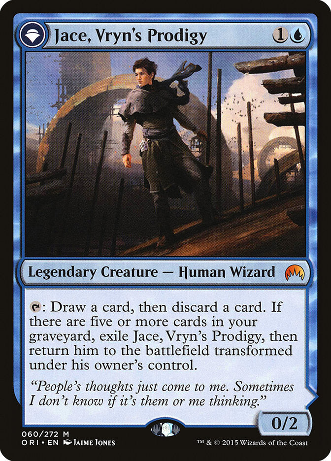 Jace, Vryn's Prodigy // Jace, Telepath Unbound [Magic Origins] | Mega City Incorporated