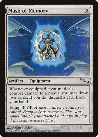 Mask of Memory [Mirrodin] | Mega City Incorporated