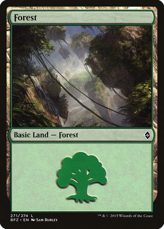 Forest (271) [Battle for Zendikar] | Mega City Incorporated