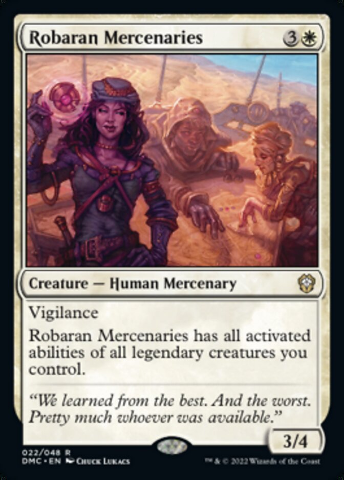 Robaran Mercenaries [Dominaria United Commander] | Mega City Incorporated