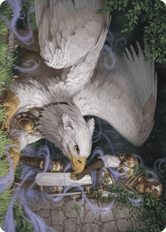 Dutiful Griffin Art Card [Wilds of Eldraine Art Series] | Mega City Incorporated