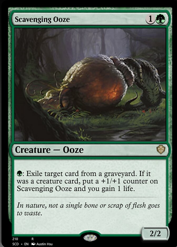 Scavenging Ooze [Starter Commander Decks] | Mega City Incorporated