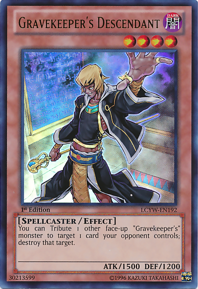 Gravekeeper's Descendant [LCYW-EN192] Ultra Rare | Mega City Incorporated