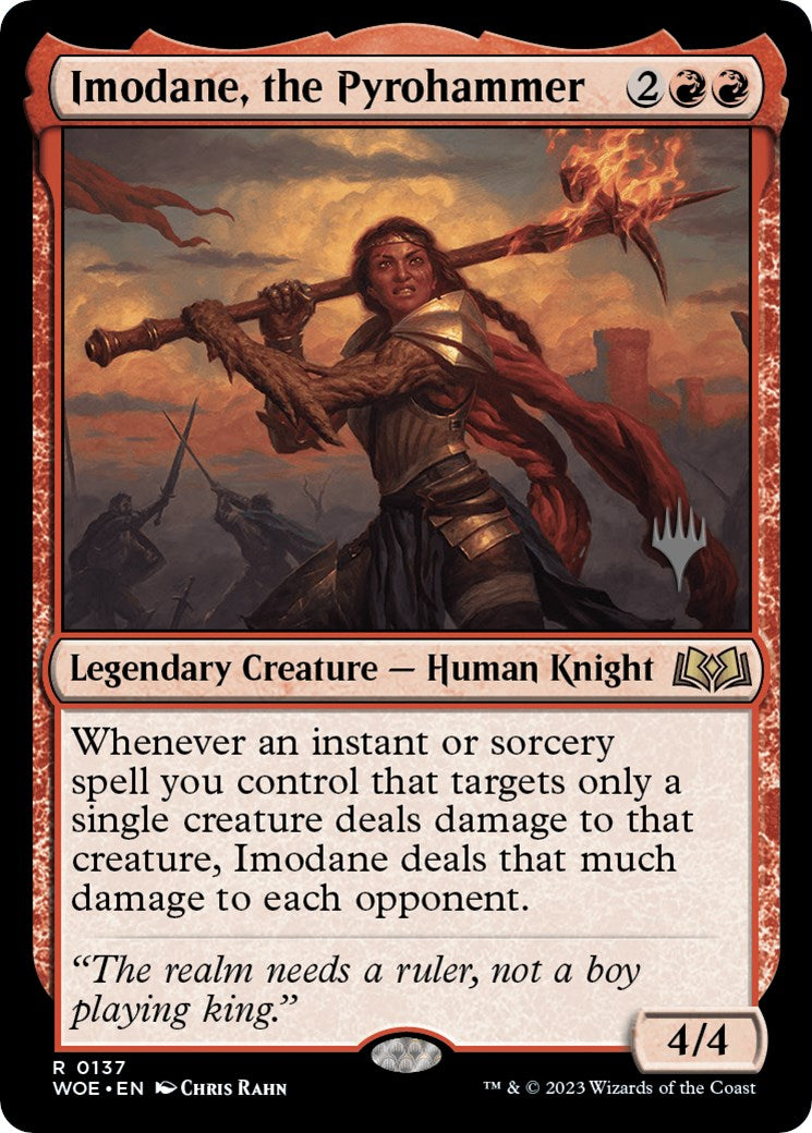 Imodane, the Pyrohammer (Promo Pack) [Wilds of Eldraine Promos] | Mega City Incorporated