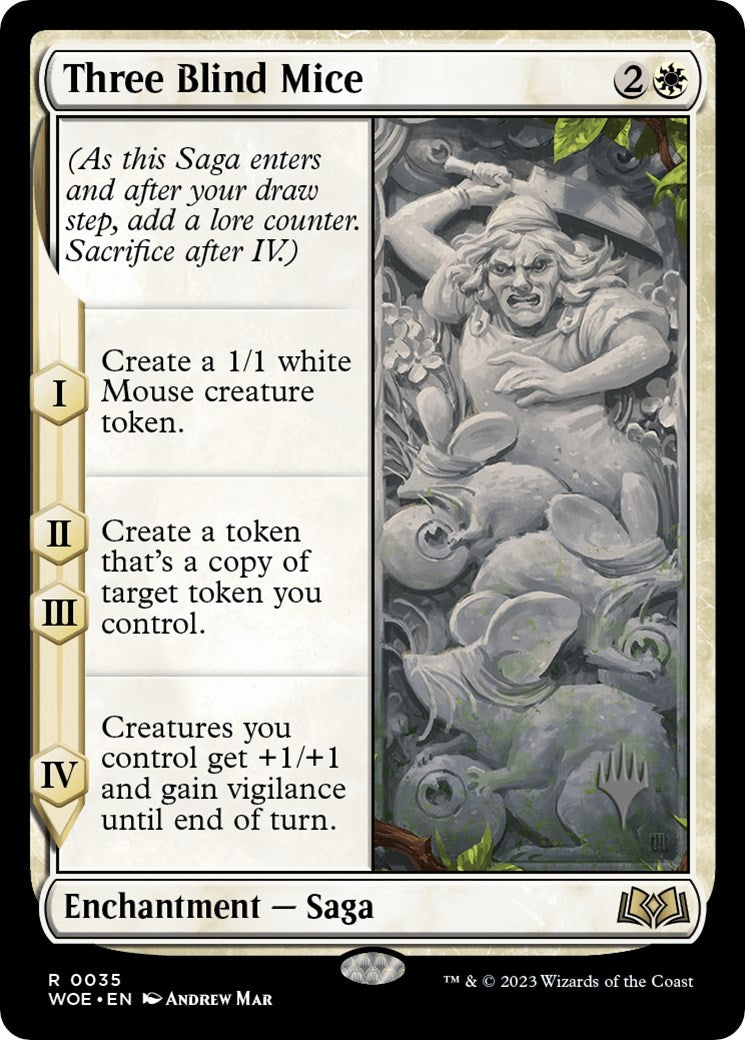 Three Blind Mice (Promo Pack) [Wilds of Eldraine Promos] | Mega City Incorporated