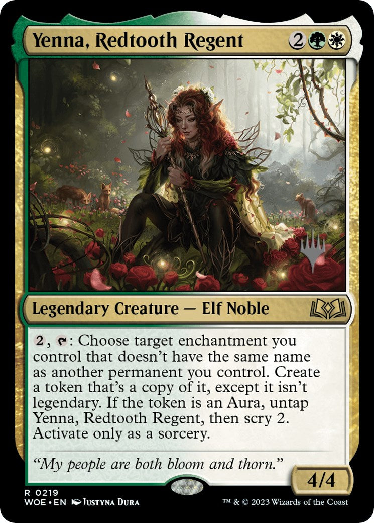 Yenna, Redtooth Regent (Promo Pack) [Wilds of Eldraine Promos] | Mega City Incorporated