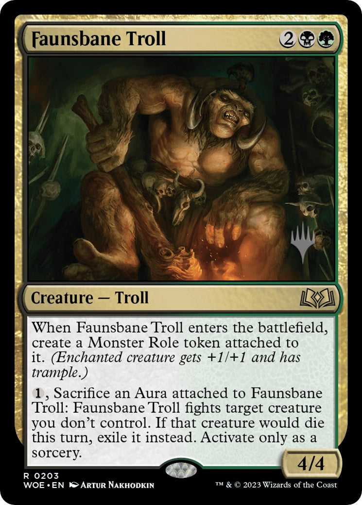 Faunsbane Troll (Promo Pack) [Wilds of Eldraine Promos] | Mega City Incorporated