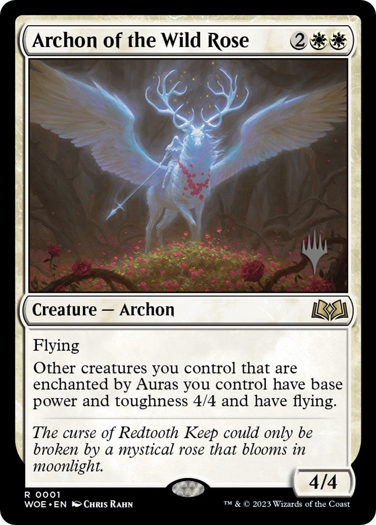 Archon of the Wild Rose (Promo Pack) [Wilds of Eldraine Promos] | Mega City Incorporated