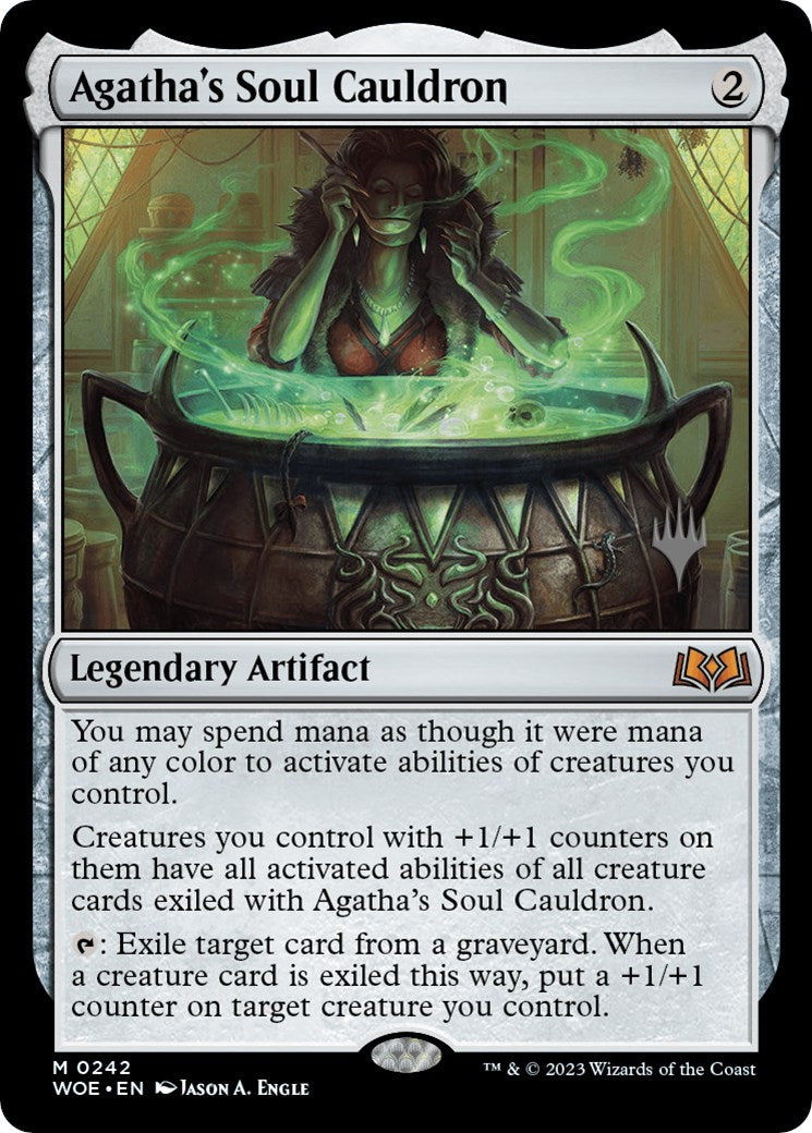 Agatha's Soul Cauldron (Promo Pack) [Wilds of Eldraine Promos] | Mega City Incorporated