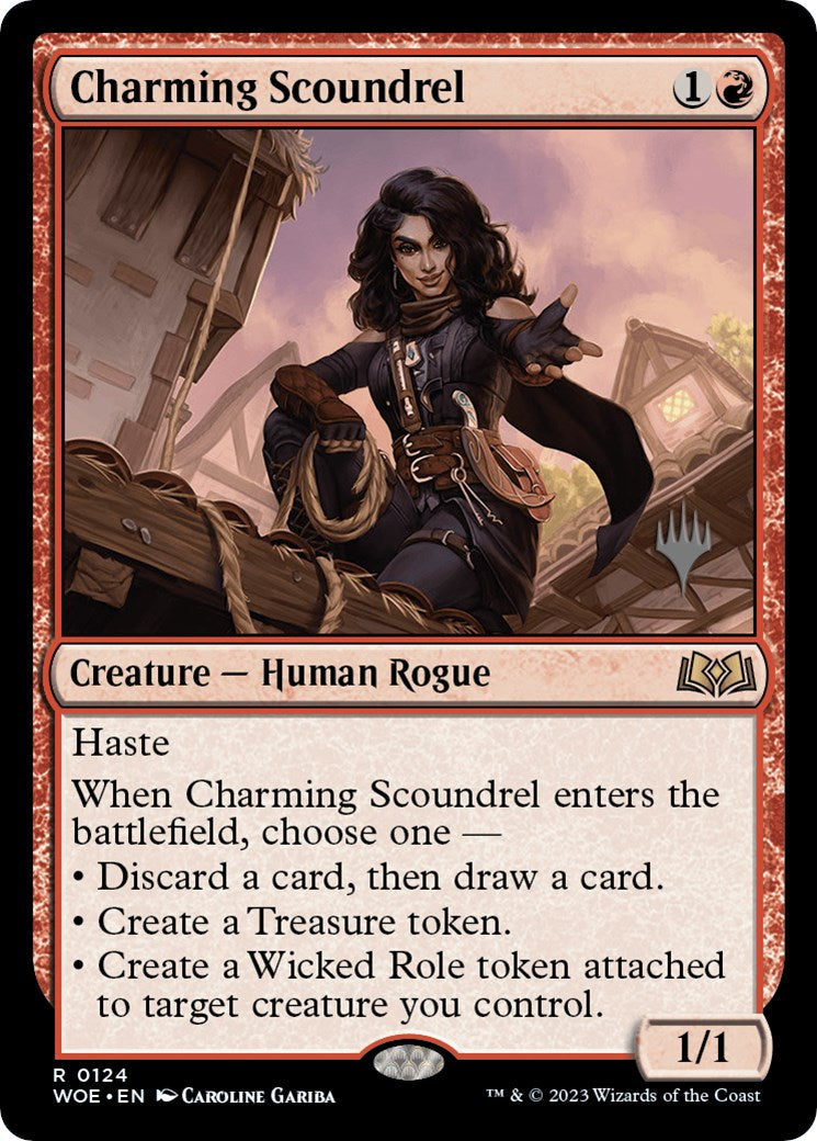 Charming Scoundrel (Promo Pack) [Wilds of Eldraine Promos] | Mega City Incorporated