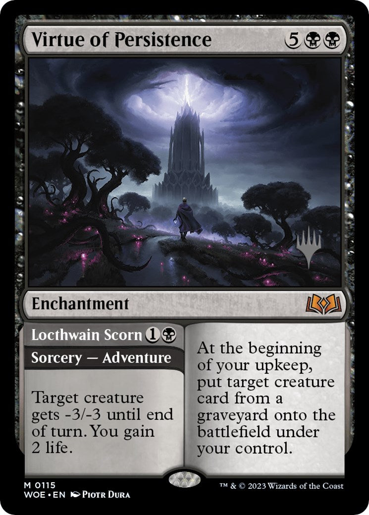 Virtue of Persistence (Promo Pack) [Wilds of Eldraine Promos] | Mega City Incorporated