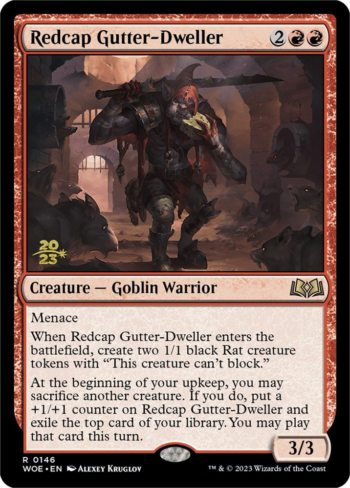 Redcap Gutter-Dweller [Wilds of Eldraine Prerelease Promos] | Mega City Incorporated