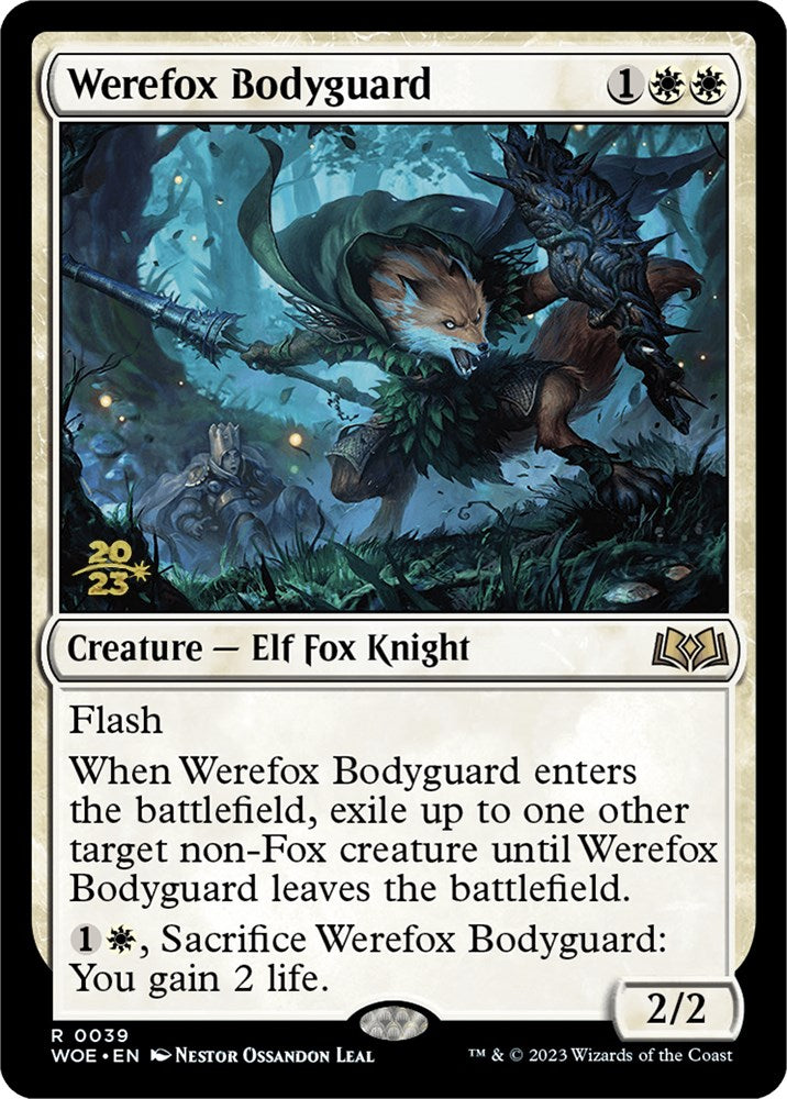 Werefox Bodyguard [Wilds of Eldraine Prerelease Promos] | Mega City Incorporated