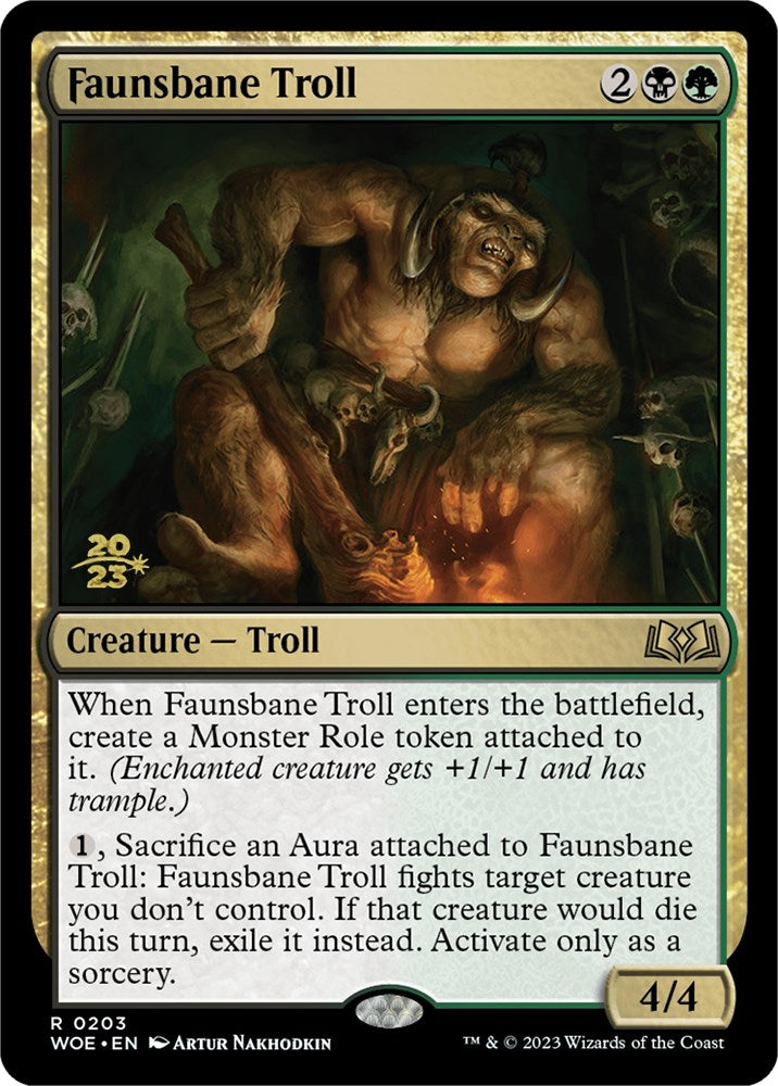 Faunsbane Troll [Wilds of Eldraine Prerelease Promos] | Mega City Incorporated