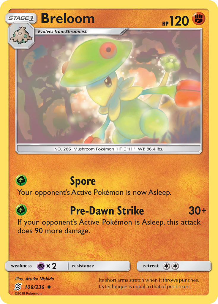 Breloom (108/236) [Sun & Moon: Unified Minds] | Mega City Incorporated