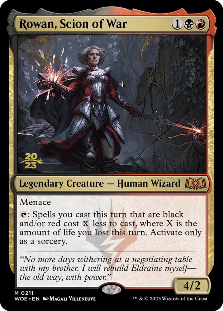 Rowan, Scion of War [Wilds of Eldraine Prerelease Promos] | Mega City Incorporated