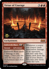 Virtue of Courage //Embereth Blaze (Promo Pack) [Wilds of Eldraine Promos] | Mega City Incorporated