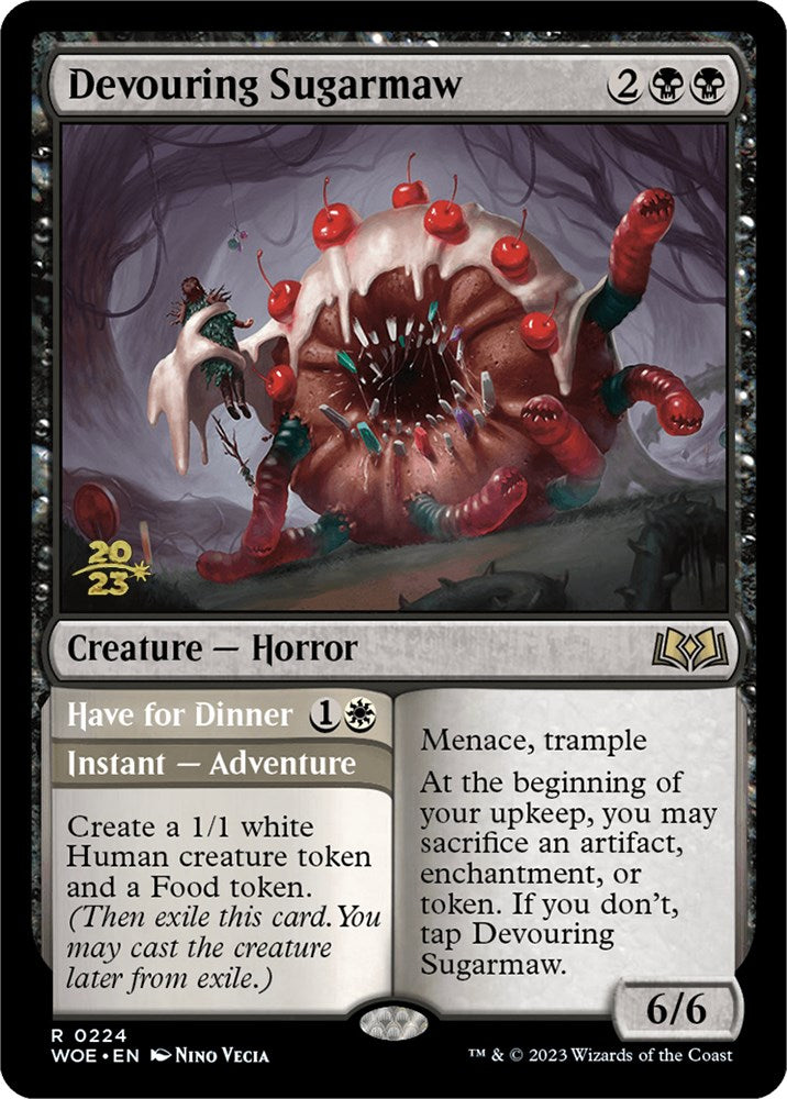 Devouring Sugarmaw // Have for Dinner [Wilds of Eldraine Prerelease Promos] | Mega City Incorporated