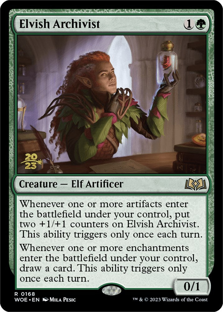 Elvish Archivist [Wilds of Eldraine Prerelease Promos] | Mega City Incorporated