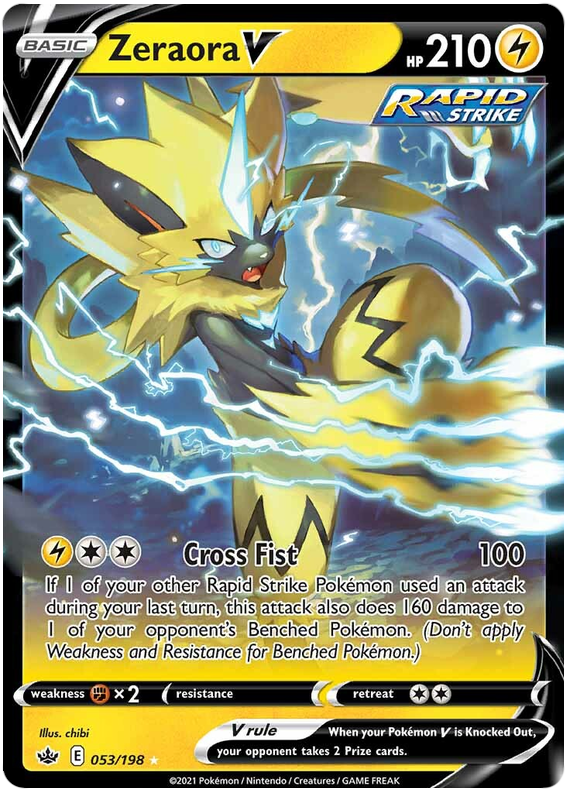 Zeraora V (053/198) [Sword & Shield: Chilling Reign] | Mega City Incorporated