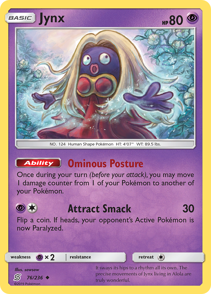 Jynx (76/236) [Sun & Moon: Unified Minds] | Mega City Incorporated