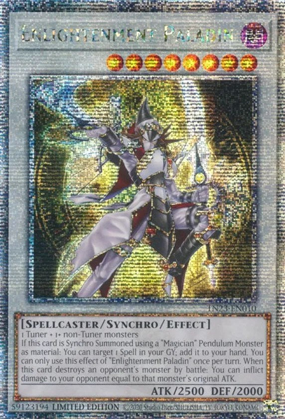 Enlightenment Paladin [TN23-EN010] Quarter Century Secret Rare | Mega City Incorporated