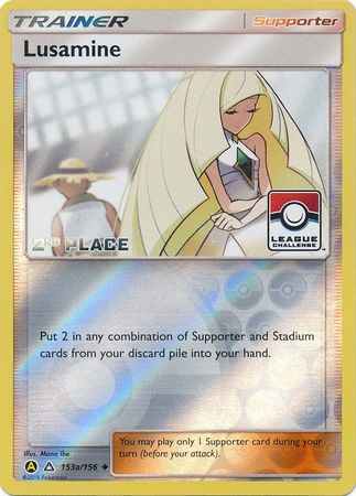 Lusamine (153a/156) (League Challenge Alt Art 2nd Place) [Sun & Moon: Ultra Prism] | Mega City Incorporated