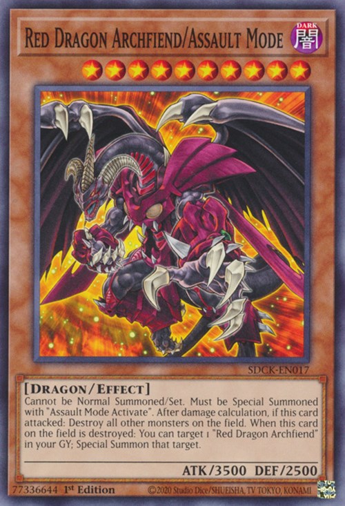 Red Dragon Archfiend/Assault Mode [SDCK-EN017] Common | Mega City Incorporated