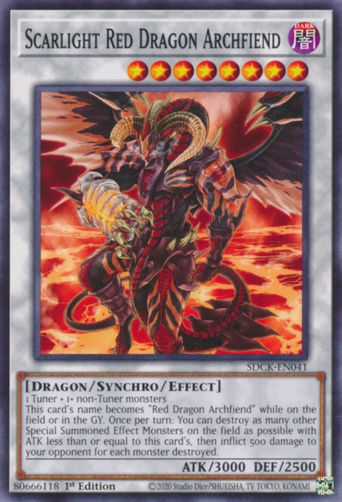 Scarlight Red Dragon Archfiend [SDCK-EN041] Common | Mega City Incorporated