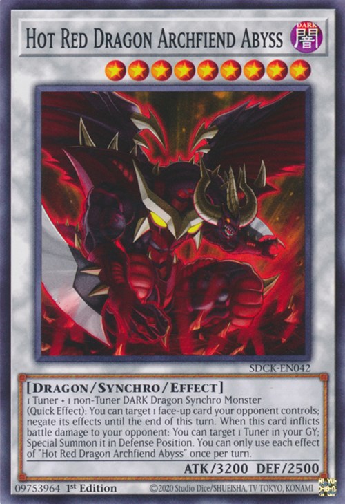 Hot Red Dragon Archfiend Abyss [SDCK-EN042] Common | Mega City Incorporated