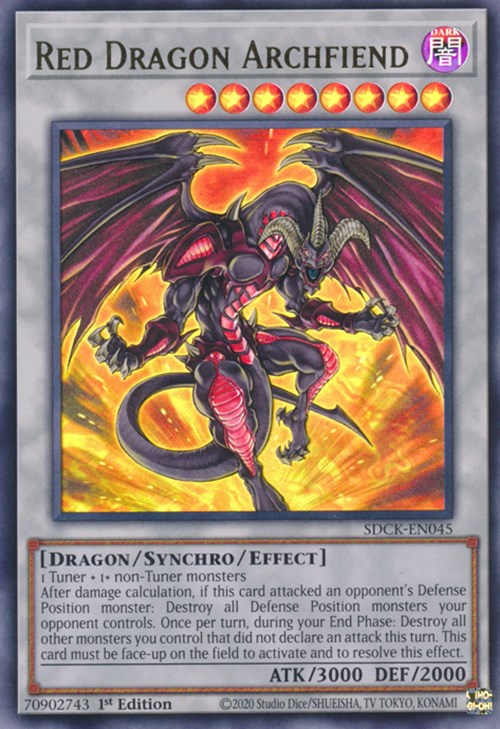 Red Dragon Archfiend [SDCK-EN045] Ultra Rare | Mega City Incorporated