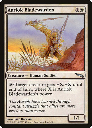 Auriok Bladewarden [Mirrodin] | Mega City Incorporated