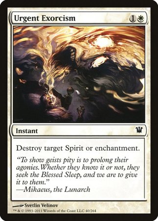 Urgent Exorcism [Innistrad] | Mega City Incorporated