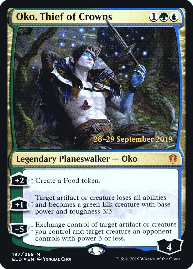 Oko, Thief of Crowns  [Throne of Eldraine Prerelease Promos] | Mega City Incorporated