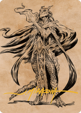 Lozhan, Dragons' Legacy Art Card (Gold-Stamped Signature) [Commander Legends: Battle for Baldur's Gate Art Series] | Mega City Incorporated