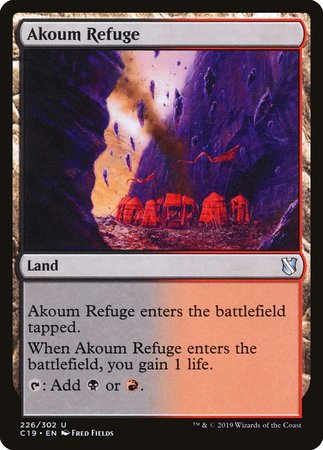 Akoum Refuge [Commander 2019] | Mega City Incorporated