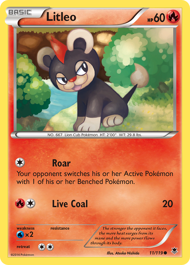 Litleo (11/119) [XY: Phantom Forces] | Mega City Incorporated