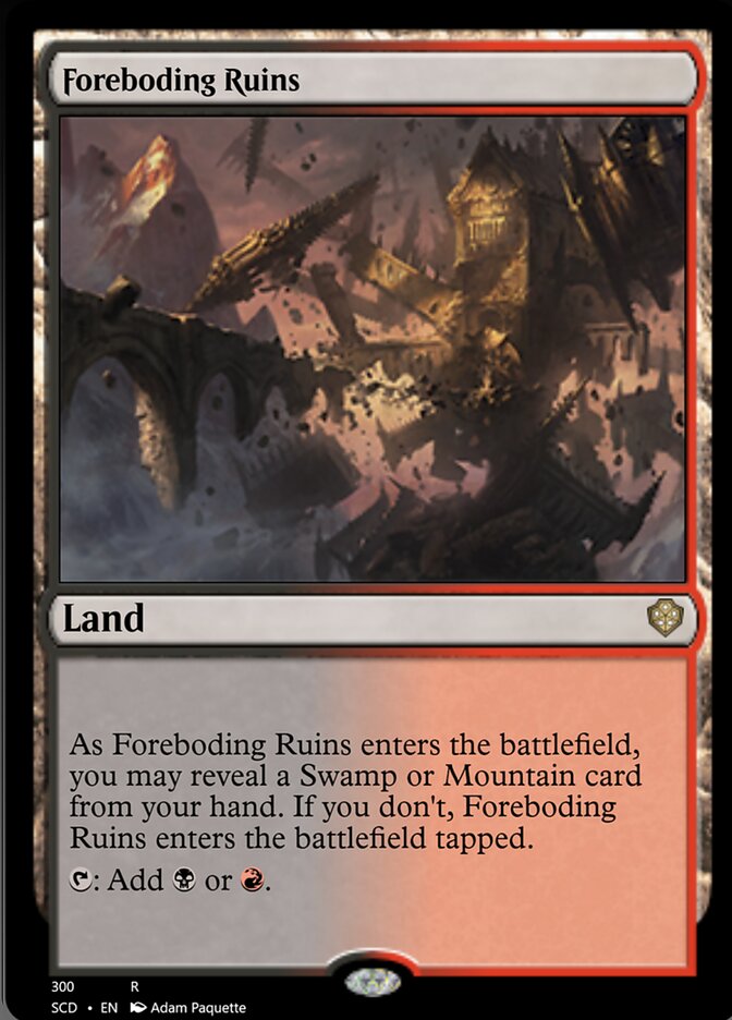 Foreboding Ruins [Starter Commander Decks] | Mega City Incorporated