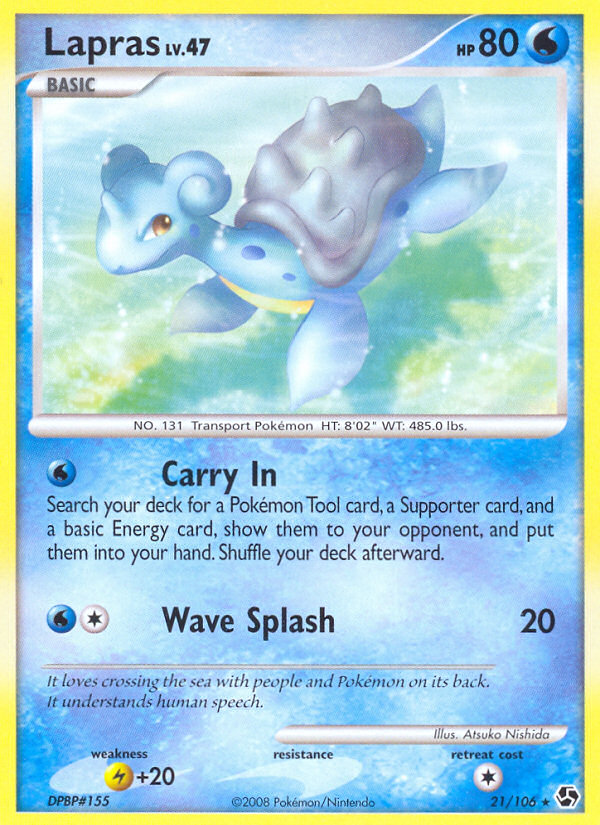 Lapras (21/106) [Diamond & Pearl: Great Encounters] | Mega City Incorporated