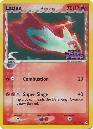 Latias (21/110) (Delta Species) (Stamped) [EX: Holon Phantoms] | Mega City Incorporated