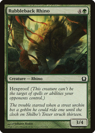 Rubbleback Rhino [Return to Ravnica] | Mega City Incorporated