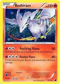 Reshiram (17/116) (Cosmos Holo) [Black & White: Plasma Freeze] | Mega City Incorporated