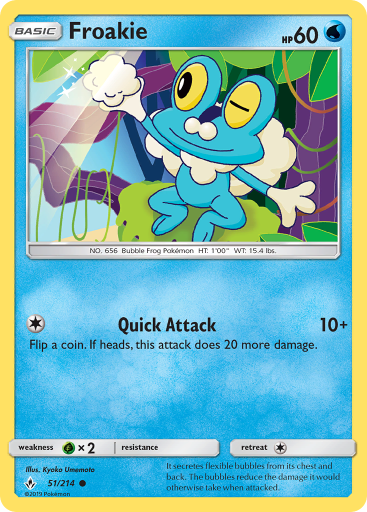 Froakie (51/214) [Sun & Moon: Unbroken Bonds] | Mega City Incorporated