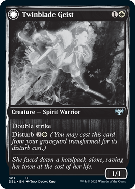 Twinblade Geist // Twinblade Invocation [Innistrad: Double Feature] | Mega City Incorporated