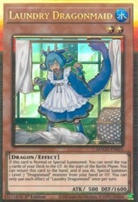 Laundry Dragonmaid [MAGO-EN021] Gold Rare | Mega City Incorporated