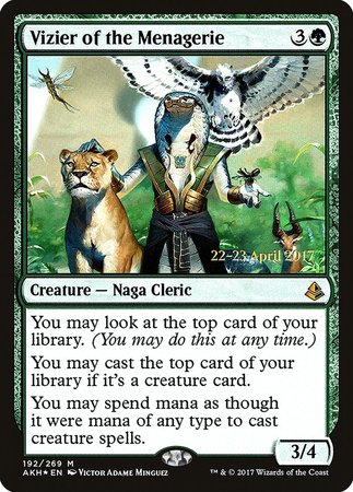 Vizier of the Menagerie [Amonkhet Promos] | Mega City Incorporated